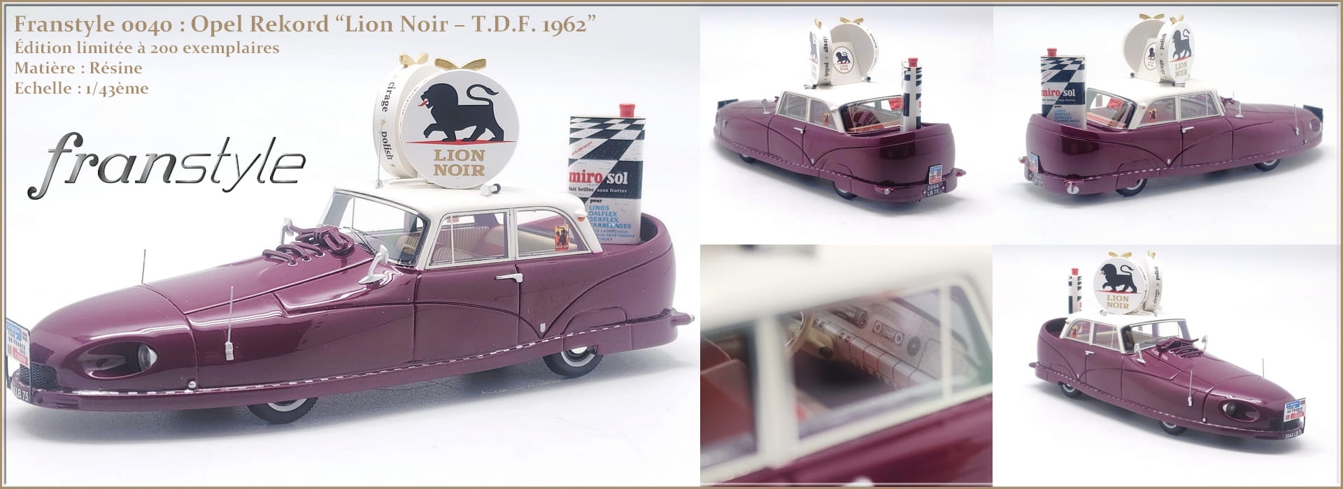 Franstyle0040 - Opel rekord Lion Noir TDF 1962 Coverflow